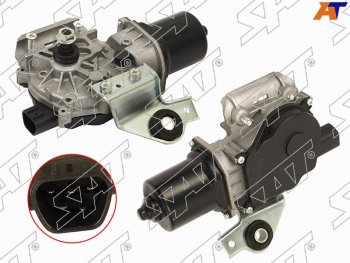 1 329 р. Мотор трапеции стеклоочистителя NISSAN ALMERA (RUS) 12-                                              SAT ST-28810-4AA0A  с доставкой в г. Кемерово. Увеличить фотографию 1