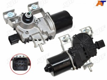 3 099 р. Мотор трапеции стеклоочистителя Hyundai Solaris 17-20  Kia Rio 16-20  Hyundai Accent 17-22 SAT ST-299-0002  с доставкой в г. Кемерово. Увеличить фотографию 1