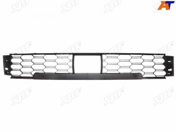 1 379 р. Нижняя решетка переднего бампера SAT  Skoda Rapid  MK2 (2019-2025) (под датчик дистанции)  с доставкой в г. Кемерово. Увеличить фотографию 1