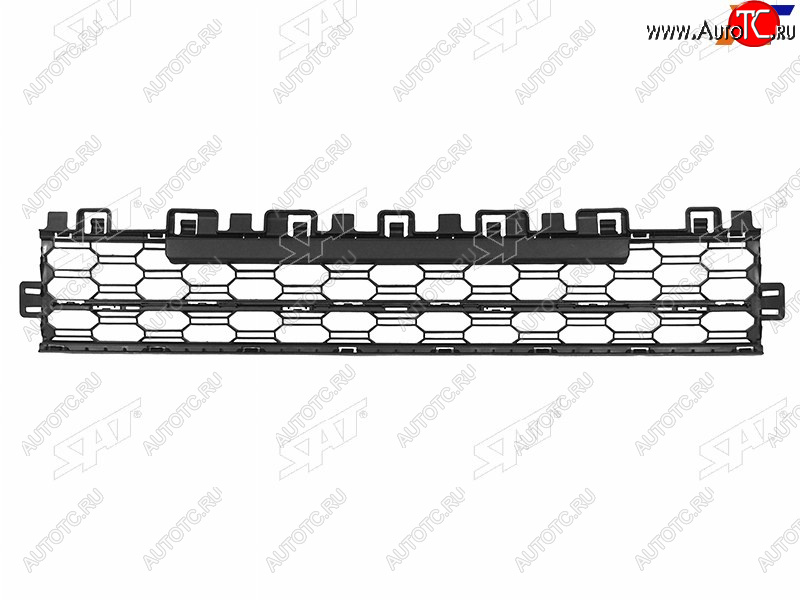 1 199 р. Нижняя решетка переднего бампера SAT  Skoda Octavia  A8 (2019-2022) универсал (под хром молдинг)  с доставкой в г. Кемерово