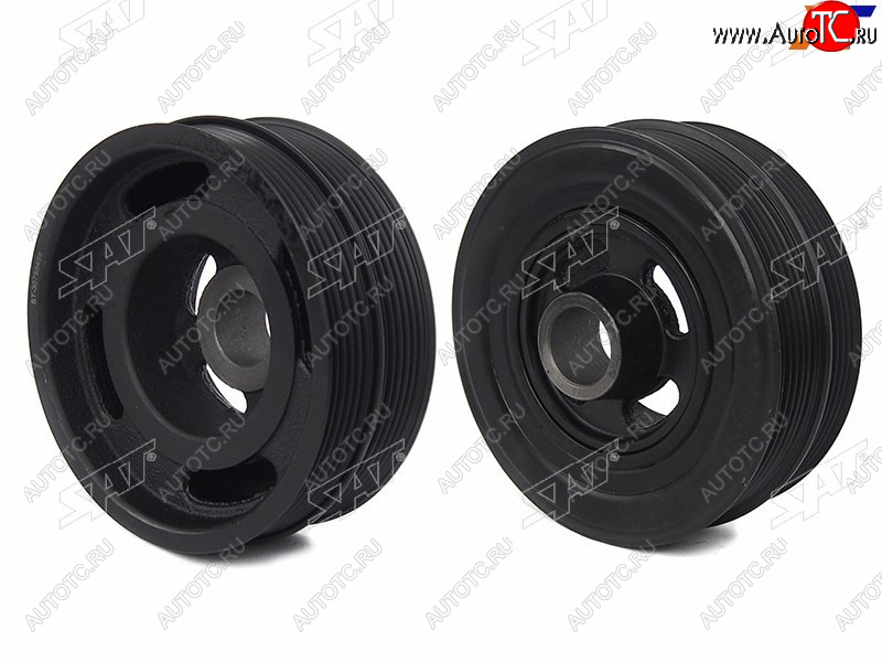 2 799 р. Шкив коленвала FORD FOCUS 04-14MONDEO 07-14FIESTA 01-FUSION 01-08C-MAX 03-10VOLVO S40V50 04-12 SAT ST-30788499  с доставкой в г. Кемерово