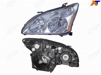Фара левая (галоген) SAT Lexus RX330  XU30 (2003-2006)