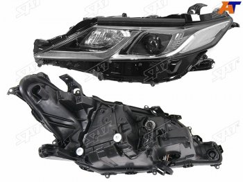 Фара левая (1 LED полоса) SAT Toyota Camry  XV70 (2020-2025) рестайлинг