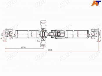 Вал карданный RENAULT DUSTER 10-KAPTUR 16- SAT ST-320003602R