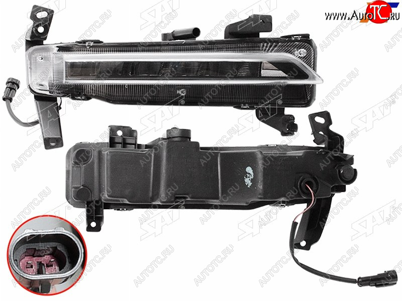 3 499 р. Ходовые огни Chery Tiggo 8 Pro 21-  Tiggo 8 Pro Max 22-24 (Слева) SAT ST-327-CHTG8PROL  с доставкой в г. Кемерово