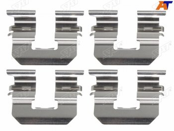 224 р. Комплект монтажный тормозных колодок RR HYUNDAI SOLARIS 10-ACCENT 11-19KIA RIO 10- SAT ST-349-0009  с доставкой в г. Кемерово. Увеличить фотографию 1
