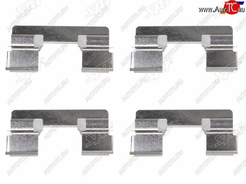 196 р. Комплект монтажный тормозных колодок FR TOYOTA COROLLA 01-07 LHD SAT ST-349-0061  с доставкой в г. Кемерово