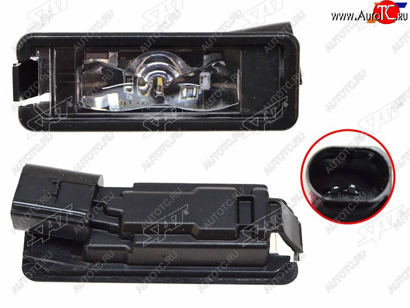 569 р. Подсветка номерного знака Volkswagen Polo 20-22 SAT ST-396-0009  с доставкой в г. Кемерово