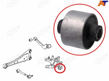 799 р. Сайлентблок Toyota Avensis (T270) 08-18  Corolla (E150) 06-13  Harrier (XU60) 17-20  RAV4 (XA30,X SAT ST-42305-42020-U  с доставкой в г. Кемерово. Увеличить фотографию 1