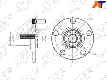 Ступица перед TOYOTA CAMRYHARRIERHIGHLANDERKLUFER 01- SAT ST-43502-28090