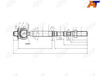 Тяга рулевая TOYOTA RAV4 05- SAT ST-45503-0R030