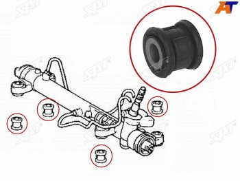 Втулка рулевой рейки Toyota Avensis (T250) 03-08  Noah 07-13  Premio 07-21  Voxy 07-13 SAT ST-45510-20100B
