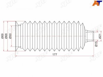 339 р. Пыльник рулевой рейки TOYOTA LAND CRUISER PRADOHILUX SURF 02-HIGHLANDER07- LH=RH SAT ST-45535-26030  с доставкой в г. Кемерово. Увеличить фотографию 1