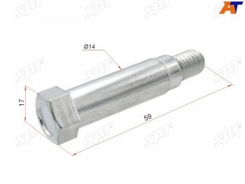 95 р. Направляющая RR суппорта TOYOTA CAMRY ACV30,SXV20,Vista SV5#, Caldina 24# SAT ST-47715-32020  с доставкой в г. Кемерово. Увеличить фотографию 1