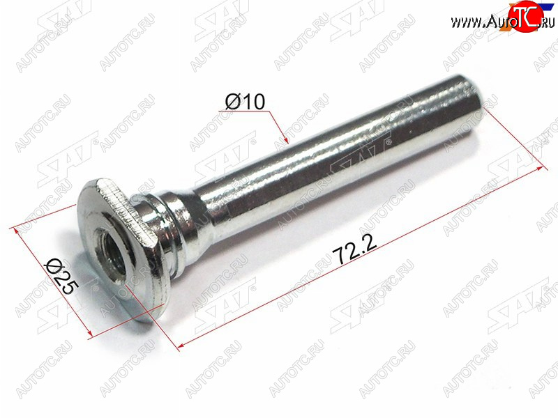 104 р. Направляющая суппорта FR TOYOTA HARRIER MCU1#, NADIA  SXN1#, CAMRY SXV25 (№2) SAT ST-47715-48020  с доставкой в г. Кемерово