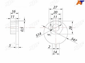 Гайка эксцентрика нижнего рычага TOYOTA FJ CRUISERSURFLAND CRUISERPRADOLEXUS GXLX470 98- SAT ST-48198-60011