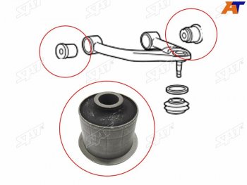 599 р. Сайлентблок Toyota Land Cruiser (J200) 07-21  Lexus LX 07-23  Toyota Sequoia 07-17  Tundra 06-22 SAT ST-48632-0C010  с доставкой в г. Кемерово. Увеличить фотографию 1