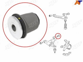 459 р. Сайлентблок Toyota Hilux Pick Up 04-20  Land Cruiser Prado (J120) 02-09  Noah 01-07  Voxy 01-07 SAT ST-48655-0K010  с доставкой в г. Кемерово. Увеличить фотографию 1