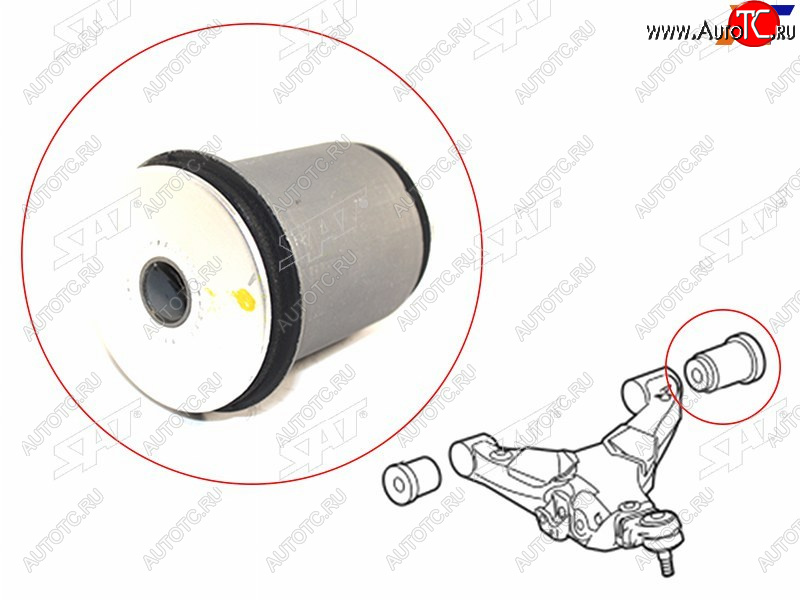 1 359 р. Сайлентблок Toyota Land Cruiser (J200) 07-21  Lexus LX 07-23  Toyota Sequoia 07-17  Tundra 06-22 SAT ST-48655-60040  с доставкой в г. Кемерово