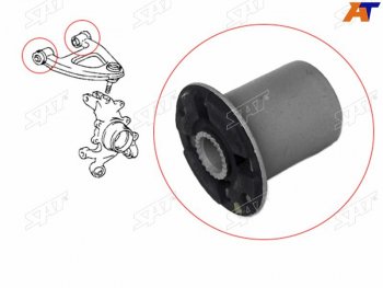 399 р. Сайлентблок заднего  верхнего рычага TOYOTA MARK 2CHASERCRESTA GX100 1996-2001                     SAT ST-48702-30090  с доставкой в г. Кемерово. Увеличить фотографию 1
