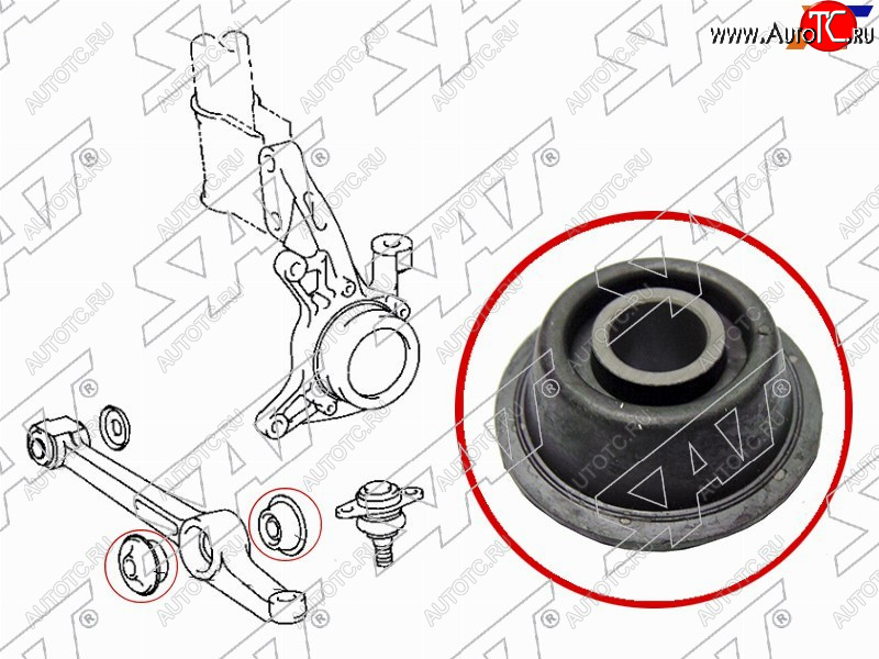 280 р. Сайлентблок Toyota Camry Japan 94-98  Vista 90-98  Camry UAEUSA 91-96 SAT ST-48674-32110  с доставкой в г. Кемерово
