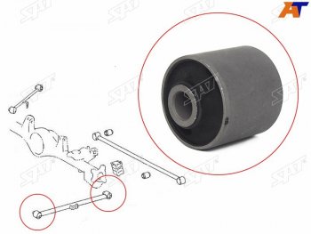 379 р. Сайлентблок задней нижней продольной тяги TOYOTA LAND CRUISER PRADO 02-14HILUXSURF 02-FJ CRUISER SAT ST-48725-35020  с доставкой в г. Кемерово. Увеличить фотографию 1