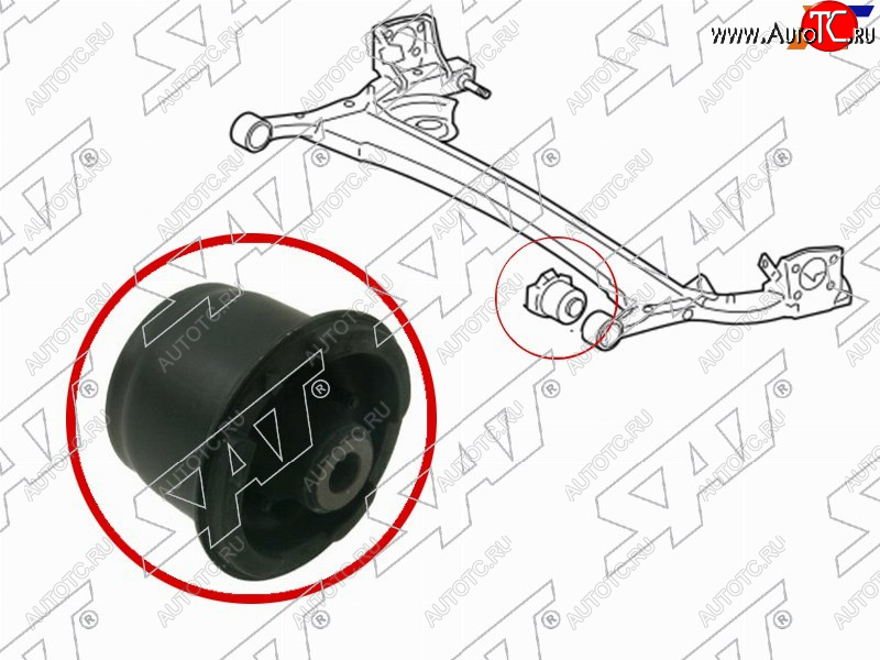 849 р. Сайлентблок Toyota Corolla (E180) 12-19  Corolla Fielder (E160) 12-  Prius (ZVW30,ZVW50) 09-23  R SAT ST-48725-52060  с доставкой в г. Кемерово