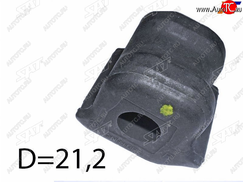 216 р. Втулка стабилизатора SAT D=21.2 RH Toyota Corolla E150 седан дорестайлинг (2006-2010)  с доставкой в г. Кемерово