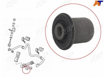 599 р. Сайлентблок Toyota Land Cruiser (J200) 07-21 (Слева) SAT ST-48849-60090  с доставкой в г. Кемерово. Увеличить фотографию 1