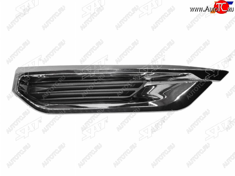 1 599 р. Молдинг бампера заднего HAVAL F7F7x 19-22 LH хром SAT ST-50-0047  с доставкой в г. Кемерово