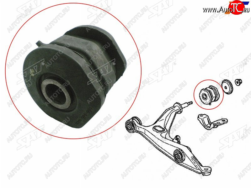 439 р. Сайлентблок Honda Civic 95-00  Civic Ferio 95-00  CR-V 95-01  Stepwgn 96-05 (Перед) SAT ST-51391-S04-005  с доставкой в г. Кемерово