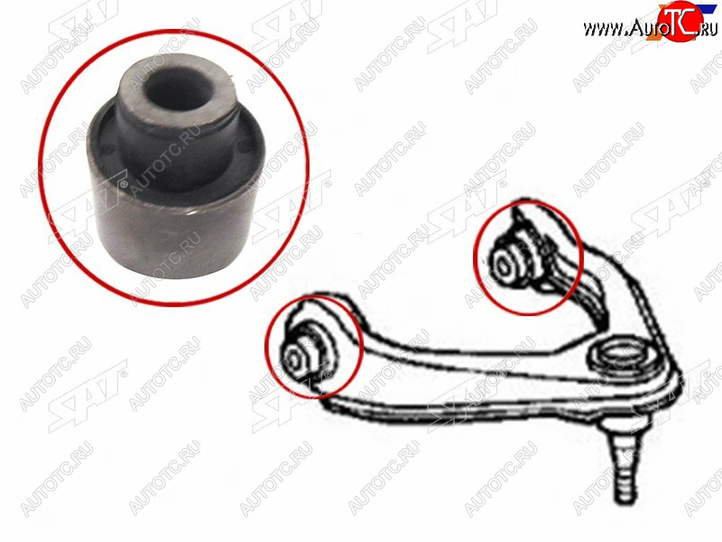 236 р. Сайлентблок Honda Civic 95-00  Civic Ferio 95-00  CR-V 95-01  Domani 92-00 (Сверху Перед) SAT ST-51450-S04-013  с доставкой в г. Кемерово
