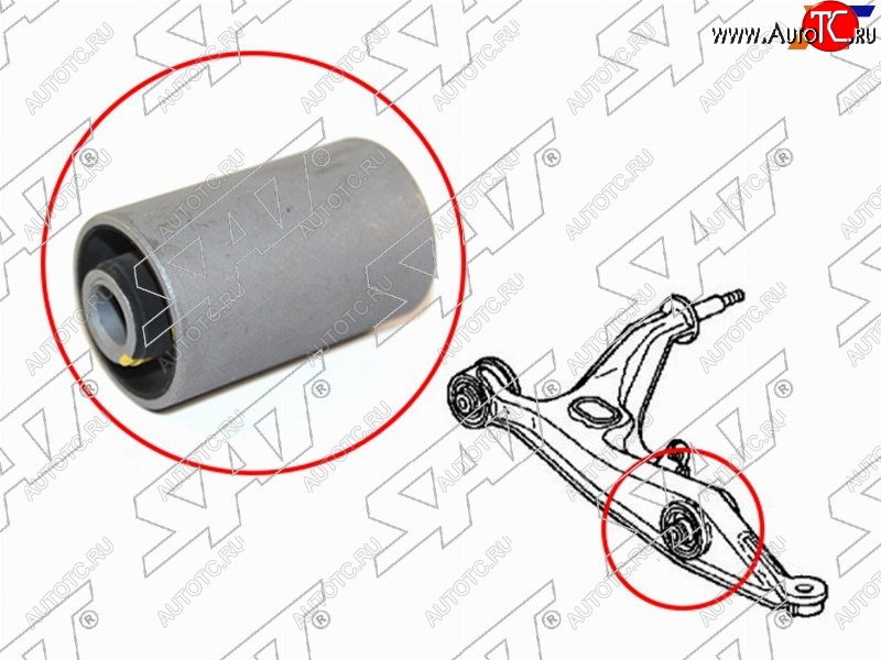 359 р. Сайлентблок Honda Civic 95-00  Civic Ferio 95-00  CR-V 95-01  Domani 97-00 (Перед) SAT ST-51810-S04-G00  с доставкой в г. Кемерово