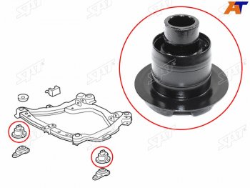 799 р. Сайлентблок Toyota Camry (XV40,XV50) 06-21  Lexus ES 06-18  Toyota Avalon 04-15  Camry UAEUSA 06 SAT ST-52211-33090  с доставкой в г. Кемерово. Увеличить фотографию 2