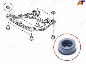 231 р. Сайлентблок Toyota Harrier (XU30) 03-13  Lexus RX 03-15  Toyota Highlander 00-07  Kluger V 00-07 SAT ST-52213-28020  с доставкой в г. Кемерово. Увеличить фотографию 1