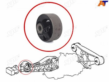 819 р. Сайлентблок Toyota Noah 01-13  Voxy 01-13  Estima 00-05  Gaia 98-04 SAT ST-52380-44010  с доставкой в г. Кемерово. Увеличить фотографию 1