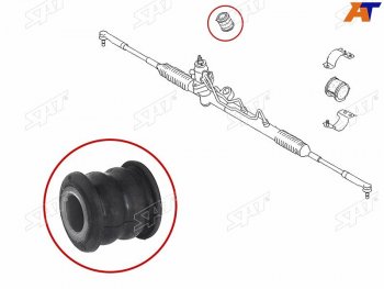 Втулка рулевой рейки Nissan AD 99-02  Almera 00-06  Sunny 98-04  Wingroad 99-05 SAT ST-54444-6M000B
