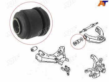 219 р. Сайлентблок Nissan Terrano 86-96  Caravan 86-01  Datsun 85-96  Terrano II 93-99 (Сверху) SAT ST-54506-B9500  с доставкой в г. Кемерово. Увеличить фотографию 1