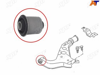 439 р. Сайлентблок Nissan Pathfinder 95-04  Terrano 95-02  Infiniti QX4 96-03  Nissan Elgrand 97-02 SAT ST-54560-0W000  с доставкой в г. Кемерово. Увеличить фотографию 3