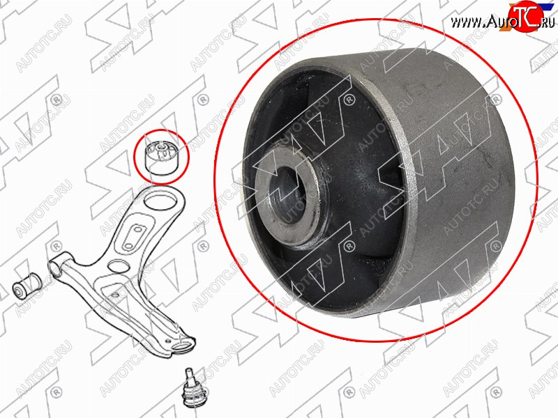 449 р. Сайлентблок Hyundai Elantra 00-16  ix35 13-15  Santa Fe 05-19  Solaris 10-20  Kia Carnival 06-14 SAT ST-54584-H5000  с доставкой в г. Кемерово