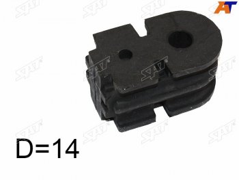 329 р. Втулка переднего стабилизатора SAT  Nissan March  3 K12 - Micra  K12  с доставкой в г. Кемерово. Увеличить фотографию 2