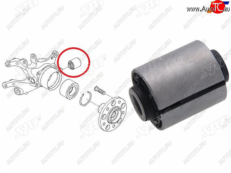 469 р. Сайлентблок Hyundai Creta 15-20  Tucson 15-21  Kia Sportage 15-22 SAT ST-55216-2S200  с доставкой в г. Кемерово