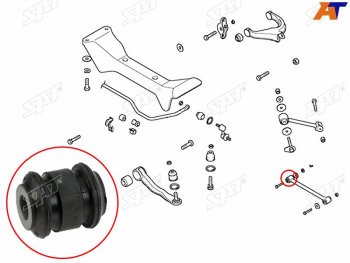 223 р. Сайлентблок задней поперечной тяги  HYUNDAI SONATA (EF) 01-13KIA OPTIMAMAGENTIS 01-05              SAT ST-55254-38000  с доставкой в г. Кемерово. Увеличить фотографию 1