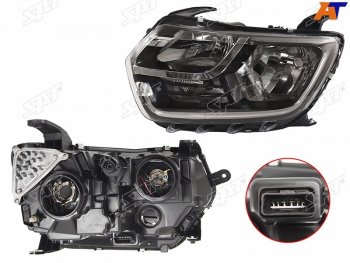 Фара левая SAT Renault Duster  HM (2021-2024) рестайлинг