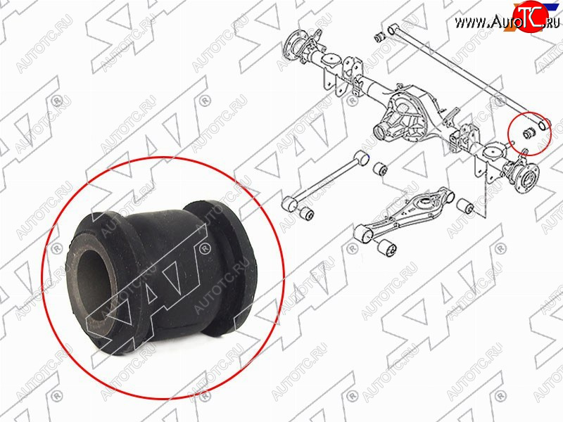 171 р. Сайлентблок Kia Sorento 02-09  Hyundai Grand Starex 07-22  H1 07-22  Starex 07-17 SAT ST-55630-4H000  с доставкой в г. Кемерово