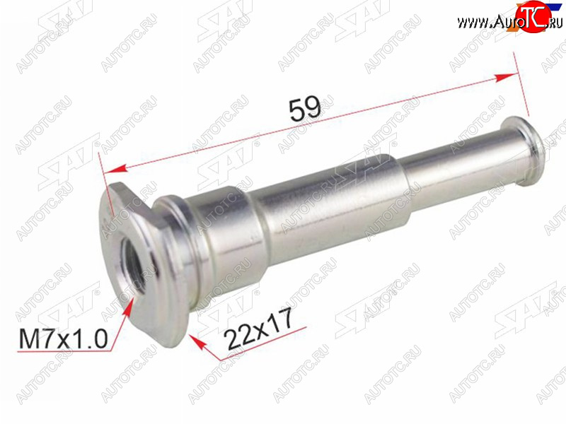107 р. Направляющая суппорта FR HYUNDAI SANTA FE 00-06TERRACAN 01-TIBURON 96- SAT ST-58162-33000  с доставкой в г. Кемерово