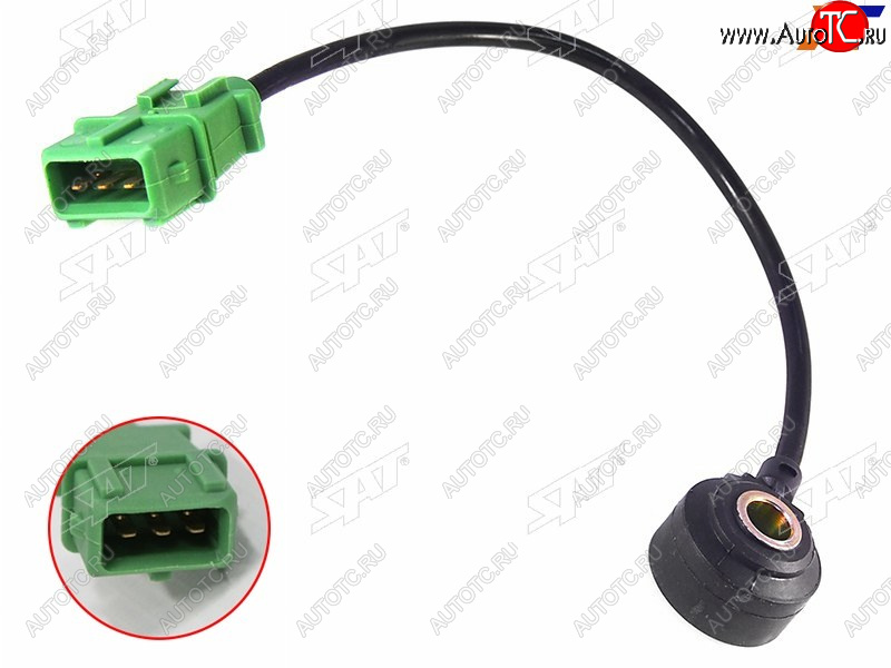 599 р. Датчик детонации CITROEN C5C6 05-C8 02-PEUGEOT306406407 04-807 02-Renault Clio IILaguna 01- SAT ST-5946.22  с доставкой в г. Кемерово