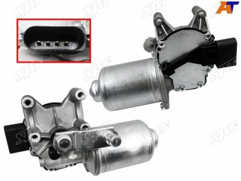 2 399 р. Мотор трапеции стеклоочистителя SKODA FABIA ROOMSTER 07-15 SAT ST-5J1955113A  с доставкой в г. Кемерово. Увеличить фотографию 1