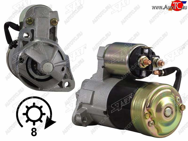 4 099 р. Стартер Hyundai Sonata 91-93  Kia Sorento 02-06  Mitsubishi Pajero 81-03  Pajero Sport 96-21  Hy SAT ST-64-0074  с доставкой в г. Кемерово