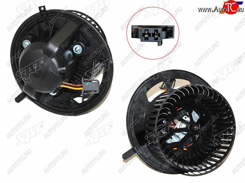 4 599 р. Мотор отопителя салона BMW 1-Series 04-12  3-Series 05-14  X1 09-15  X3 10-17 SAT ST-64119227670  с доставкой в г. Кемерово